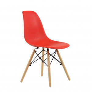 Стул Barneo N-12 WoodMold Eames style красный